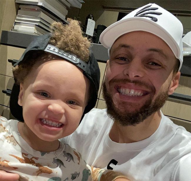 Steph Curry sparks major fan reaction with photo of youngest son HELLO!
