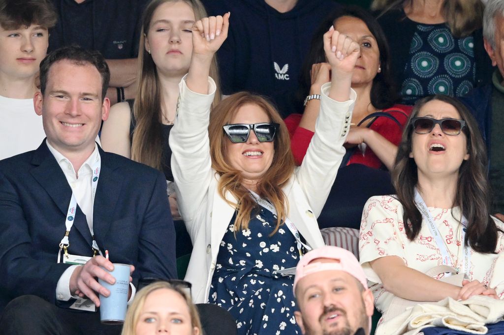 Isla Fisher attends the Wimbledon Tennis Championships