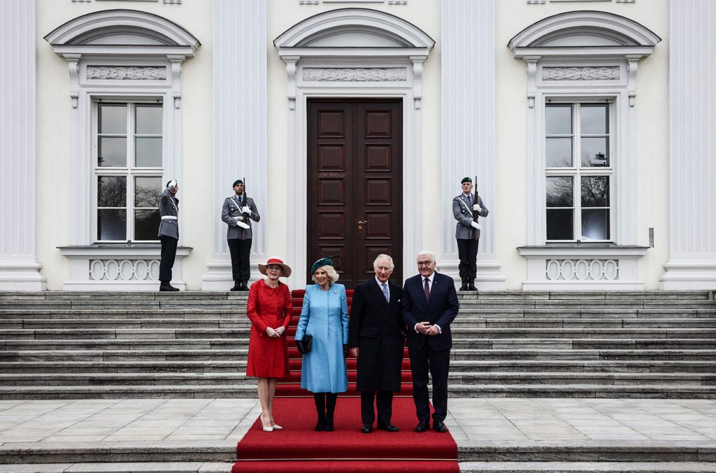 The couple visited the presidential Bellevue Palace in Berlin