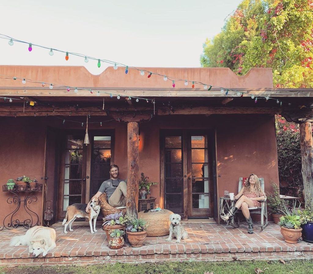 Meredith Hagner shares a photo of hers and Wyatt Russell's former LA home in a photo shared on Instagram