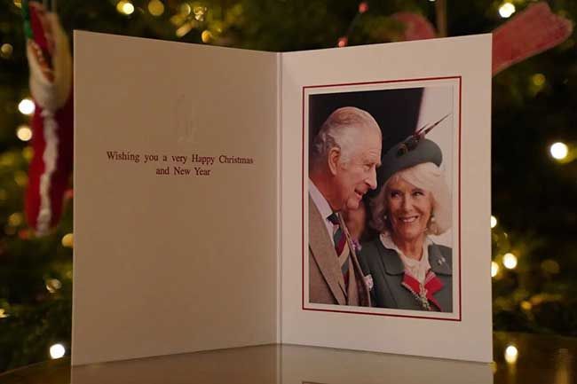 Charles and Camillas Christmas card