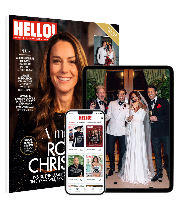 Hello! Magazine Festive Cover with Kate Middleton, plus Made In Chelsea wedding exclusive