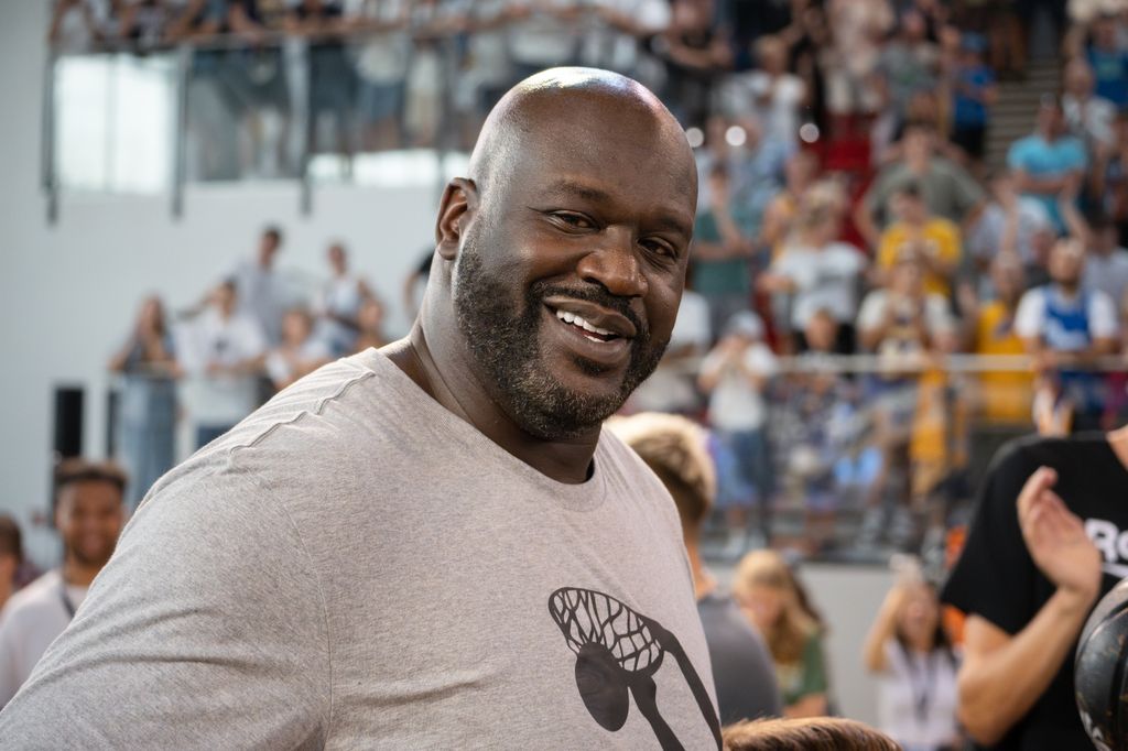 Shaquille O'Neal attends the Hey, This is Shaq Basketball Tournament in Warsaw, Poland