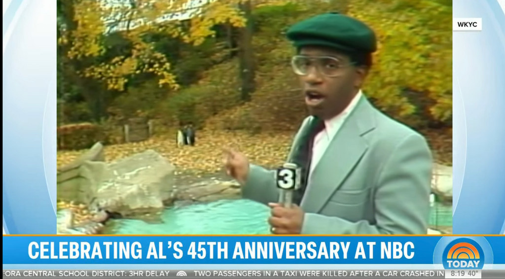 The Today Show showed throwback footage of Al Roker from his early days with NBC