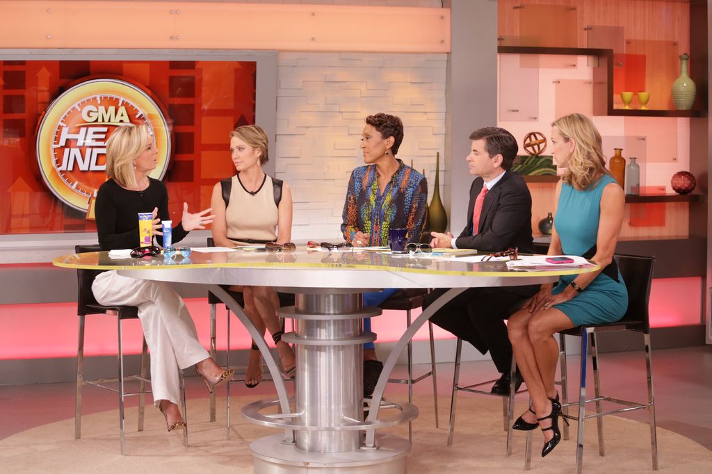 GOOD MORNING AMERICA - Dr. Jennifer Ashton is a guest on "Good Morning America," 6/17/14, airing on the Walt Disney Television via Getty Images Television Network.
DR. JENNIFER ASHTON, AMY ROBACH, ROBIN ROBERTS, GEORGE STEPHANOPOULOS, LARA SPENCER