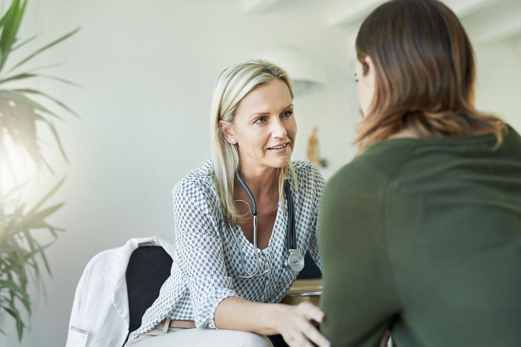 Cropped shot of a medical practitioner reassuring a patient