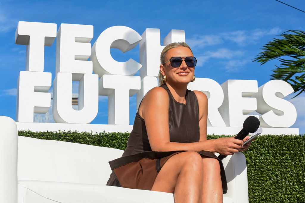 Shae Cornette speaks onstage during the 2025 New York #LWTSUMMIT at The Rooftop at Pier 17