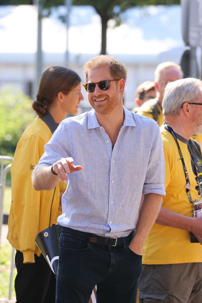 Prince Harry wore the shirt as he and Meghan attended the 7th day of Invictus Games in Dusseldorf, Germany on September 15, 2023