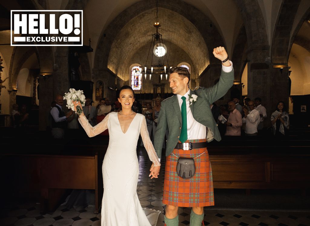 Caroline Weir and Josh Emerson marry in wedding exclusively covered by HELLO!