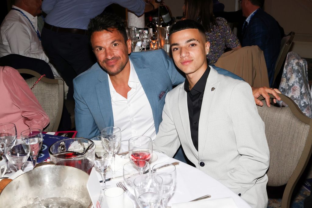 Peter Andre with son