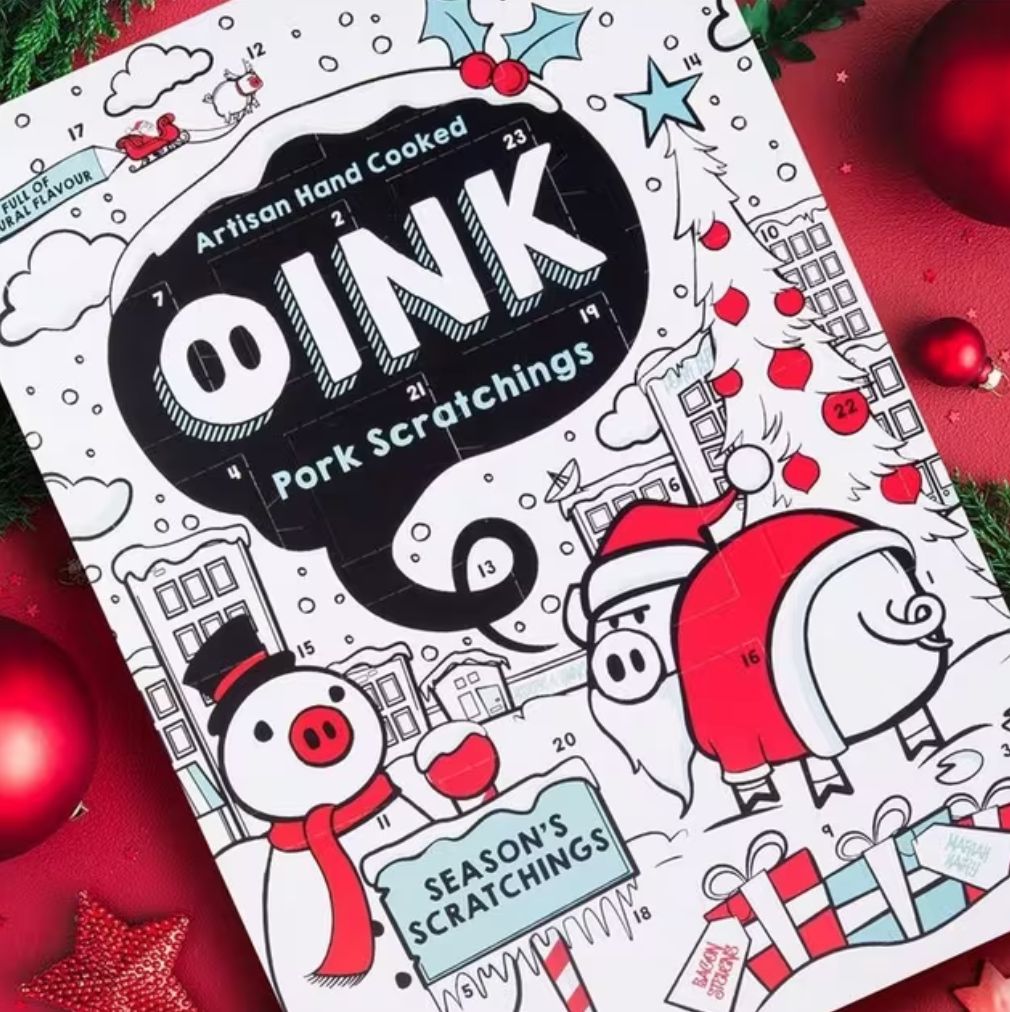 Oink Pork Scratchings Advent Calendar
