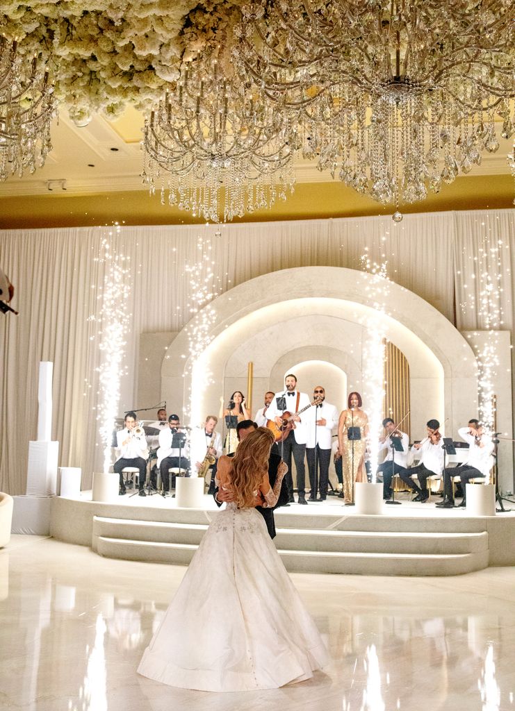 Sarah Rollins' and RIchard Gonzalez's magical first dance