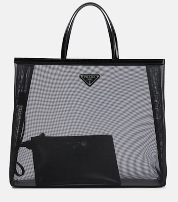 prada mesh tote bag 