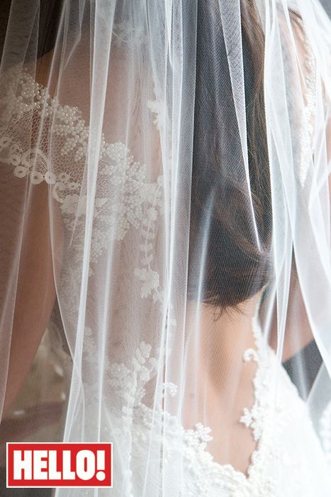 michelle keegan wedding dress veil