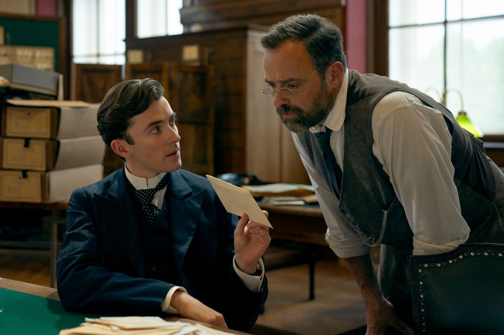 Max Liebermann (MATTHEW BEARD), Oskar Rheinhardt (JUERGEN MAURER) in Vienna Blood