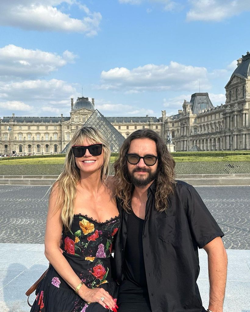 Tom and Heidi at the louvre in paris 