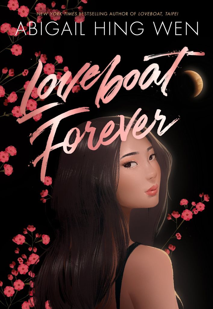 Chinese girl looks over her shoulder camera on cover of Loveboar Forever book