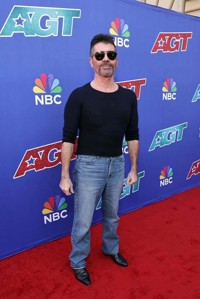 Simon Cowell on the red carpet of America's Got Talent