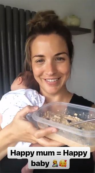 gemma atkinson feeding baby