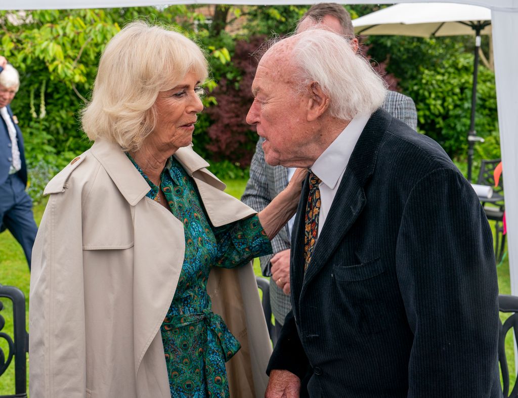 Queen Camilla met Timothy West earlier this year in Rye, England