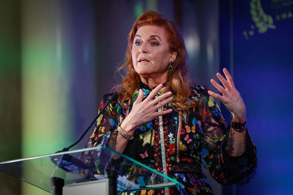 The Duchess of York at The Perfect World Foundation Award ceremony