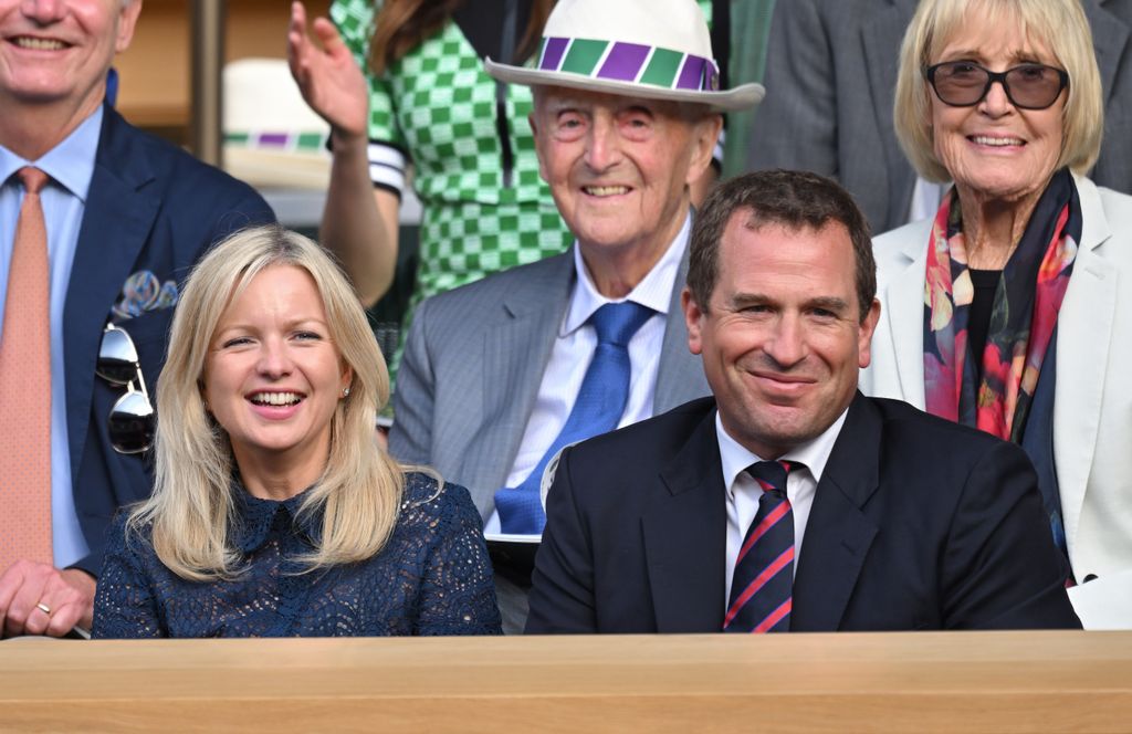 Peter and Lindsay Steven (Wallace) at Wimbledon