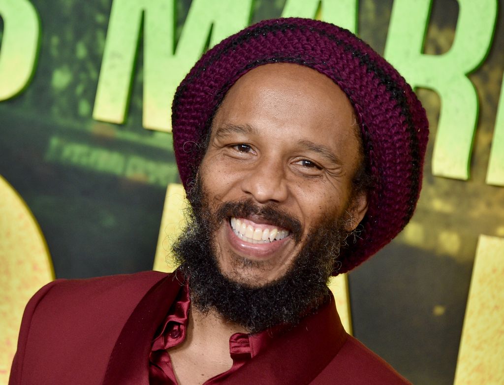 LOS ANGELES, CALIFORNIA - FEBRUARY 06: Ziggy Marley attends the Los Angeles Premiere Of Paramount Pictures "Bob Marley: One Love" at Regency Village Theatre on February 06, 2024 in Los Angeles, California. (Photo by Gregg DeGuire/WireImage)