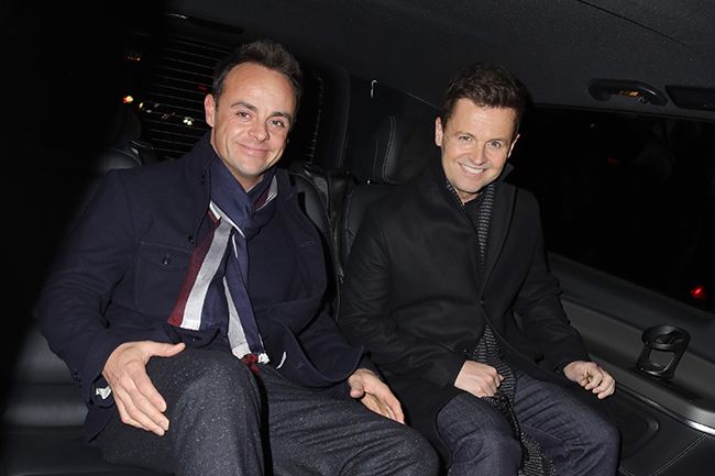 ant and dec in taxi