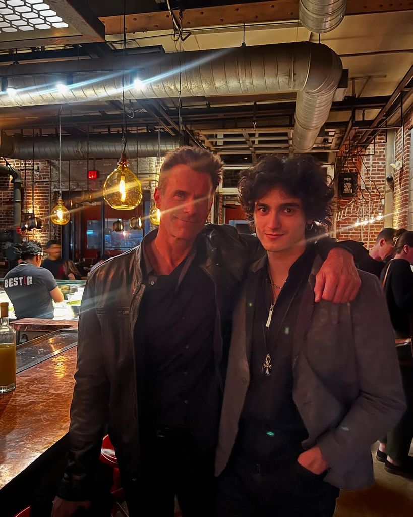 The General Hospital star with his son - who turned 22 on April 20 