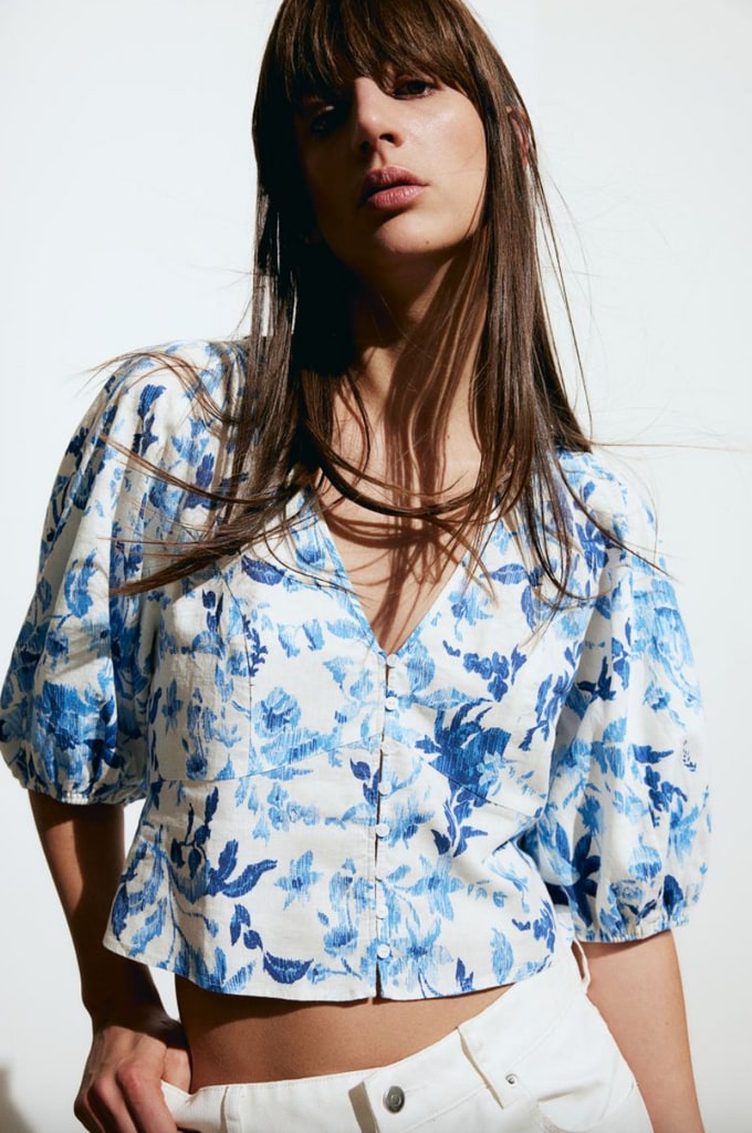 H&M floral blouse