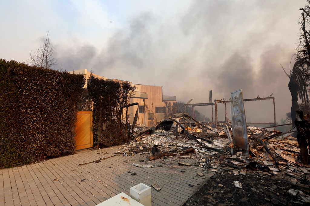 Adam Brody and Leighton Meester's house was impacted by the fast-moving wildfire in Pacific Palisades, which has forced thousands to evacuate.