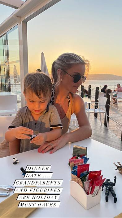 helen skelton and son holiday
