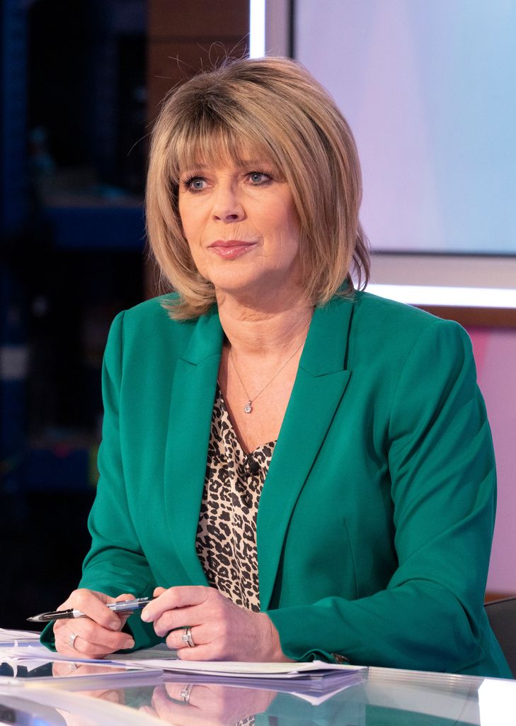 Editorial use only
Mandatory Credit: Photo by Ken McKay/ITV/Shutterstock (11839200a)
Ruth Langsford
'Loose Women' TV Show, London, UK - 31 Mar 2021