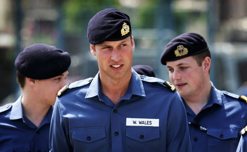   HRH Prince William trains with the Royal Navy at Britannia Royal Naval college June 3, 2008 in Dartmouth, England
