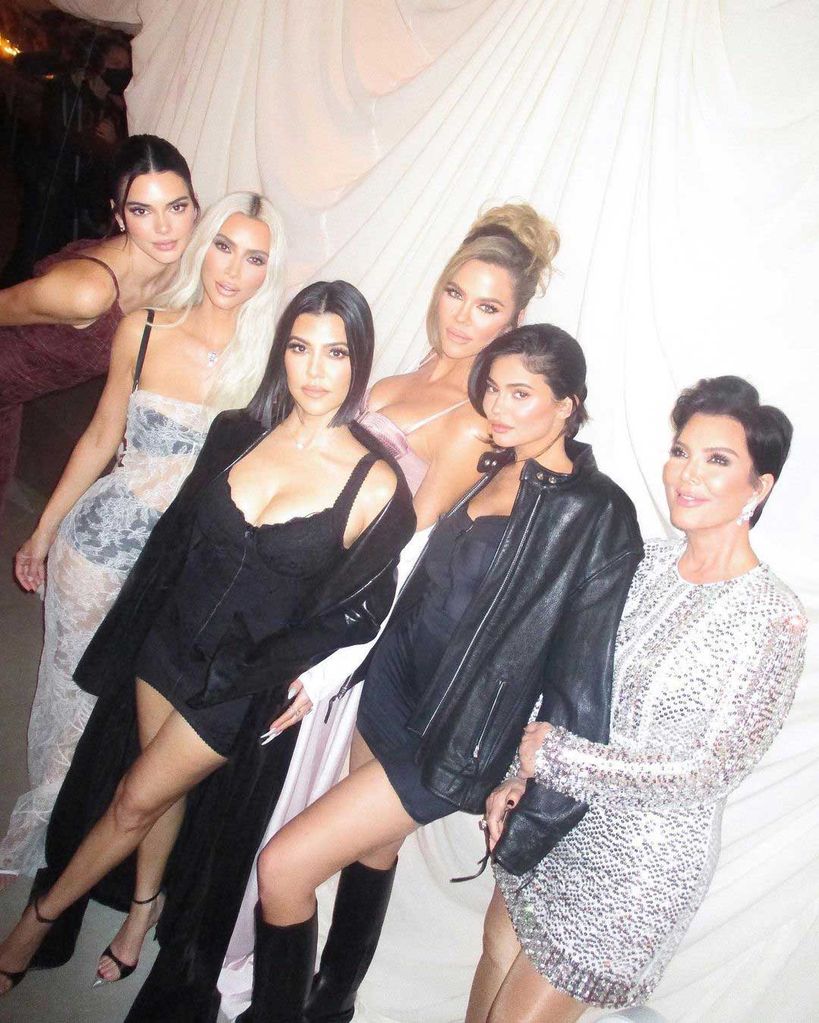 The Kardashians family photo Kendall, Kim, Kourtney, Khloe, Kylie and Kris