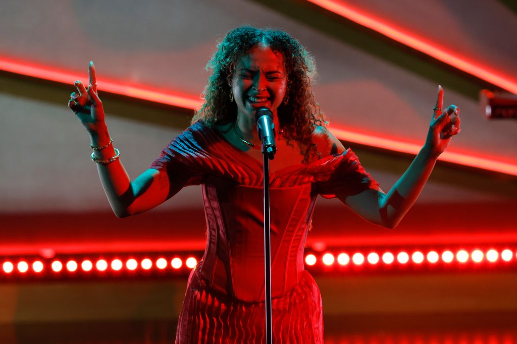 Ella Eyre performs onstage 