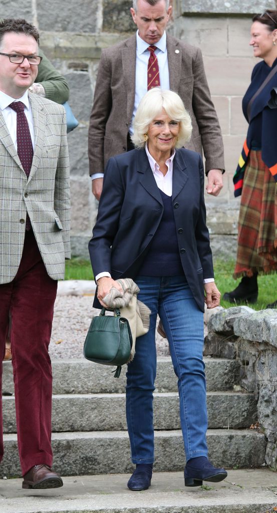 Queen Camilla who attended the Braemar Literary festival
Braemar Literary Festival
