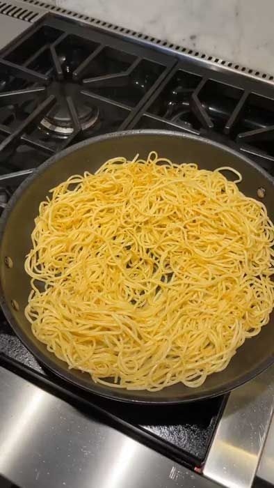 heidi klum spaghetti