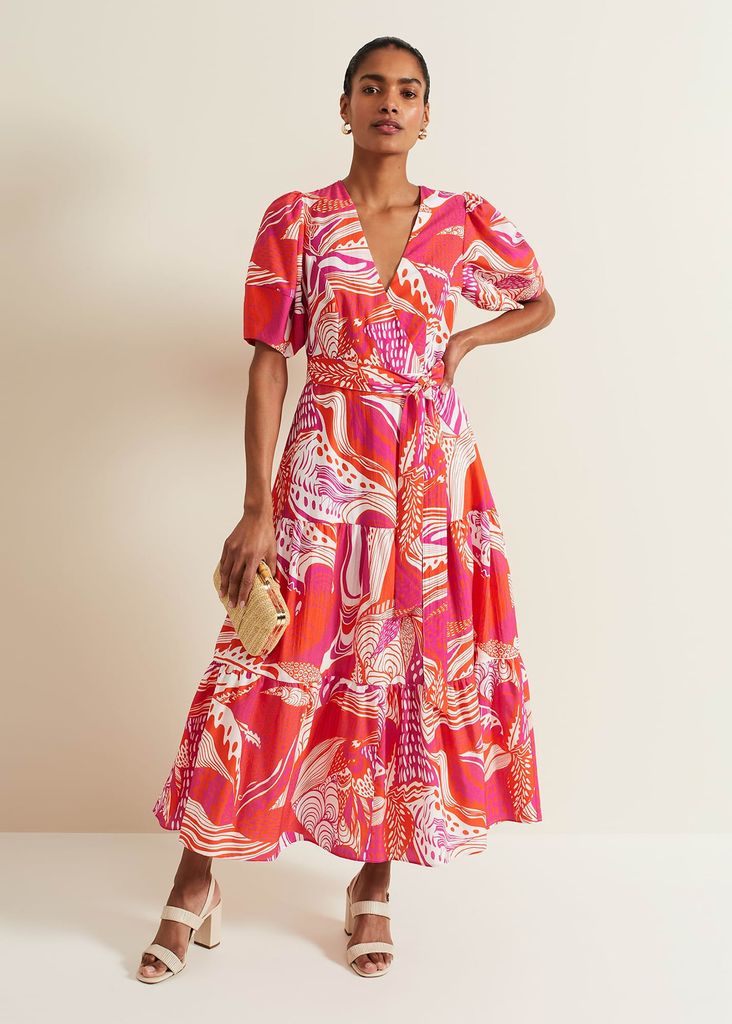 phase eight abstract print dress 