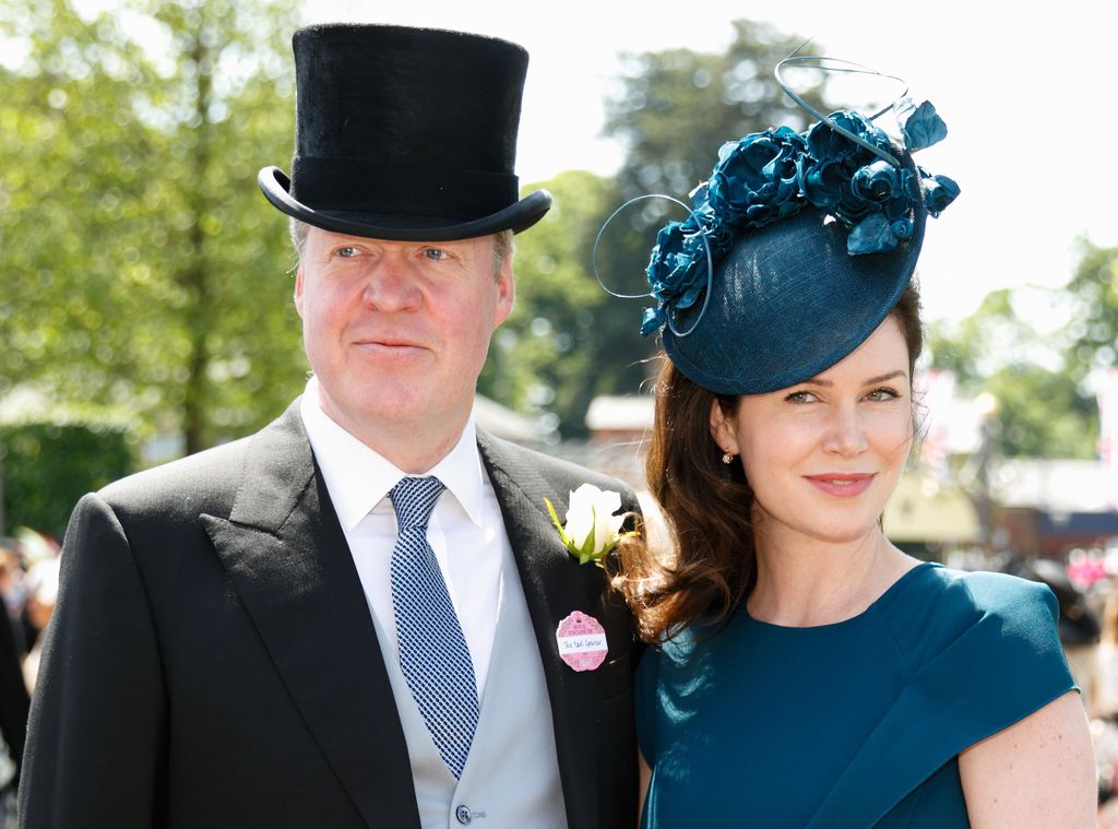 Charles at Royal Ascot with his wife Karen
