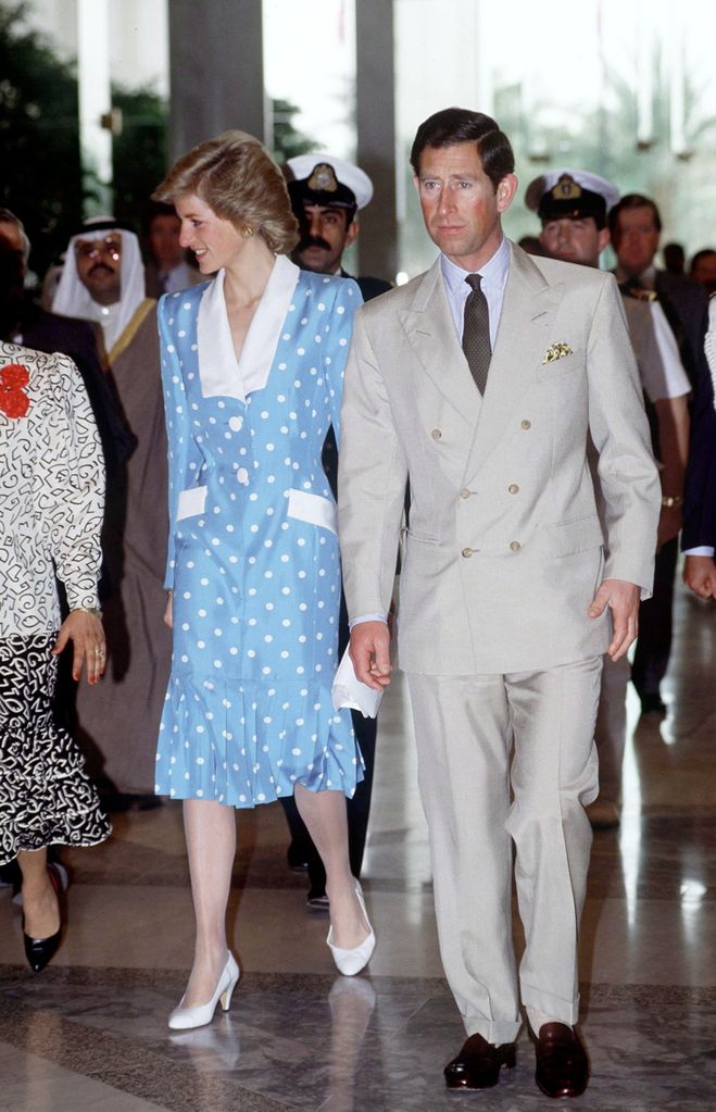 The Princess wore the number in Kuwait during a tour Of the Gulf States  