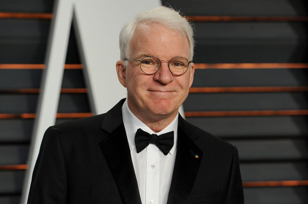 Actor Steve Martin attends the 2015 Vanity Fair Oscar Party hosted by Graydon Carter at Wallis Annenberg Center for the Performing Arts on February 22, 2015 in Beverly Hills, California