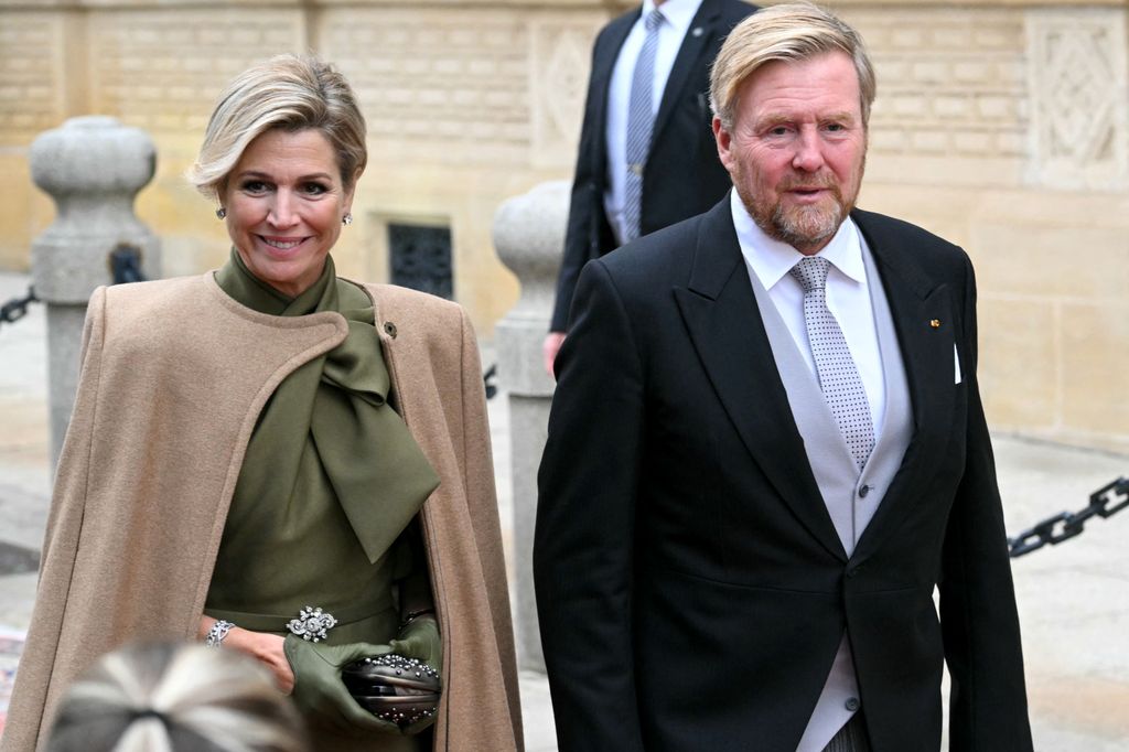 The Netherlands' King Willem-Alexander and Queen Maxima arrive to attend the abdication ceremony of Luxembourg's Grand Duke Henri