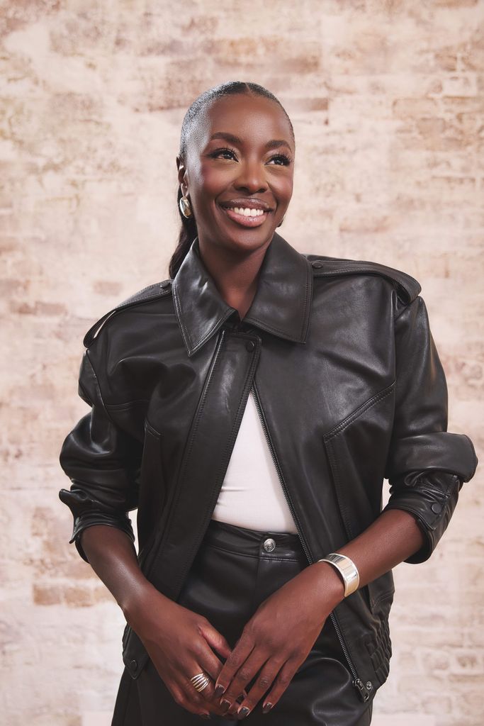 AJ Odudu leather jacket on M&S: Dress The Nation