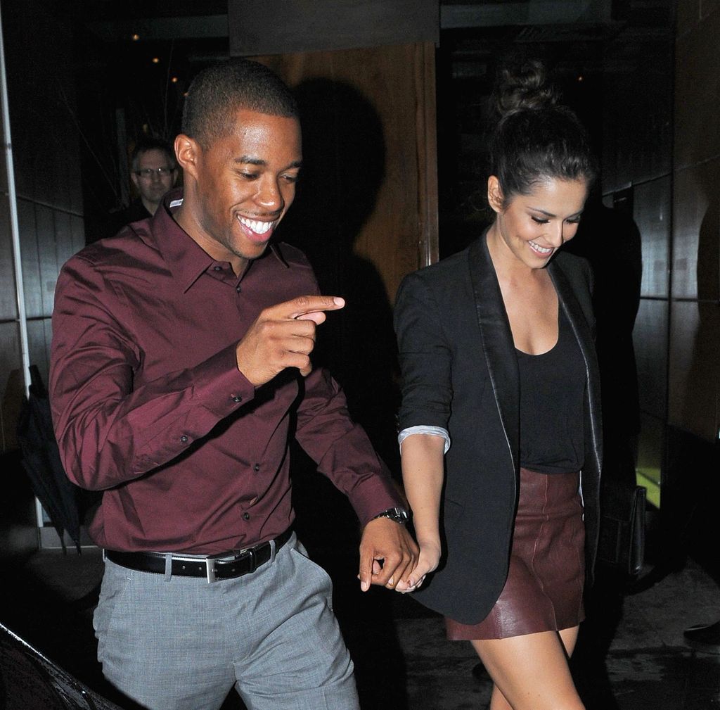 Cheryl Cole walking with Tre Holloway