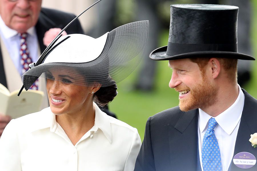 meghan markle and harry at ascot