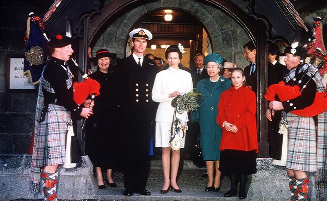 princess anne timothy wedding photo scotland