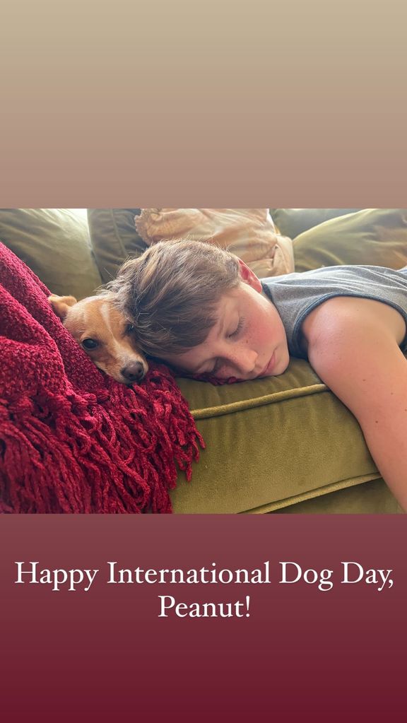 John Travolta captures a sleeping Benjamin and Peanut in a photo shared on Instagram