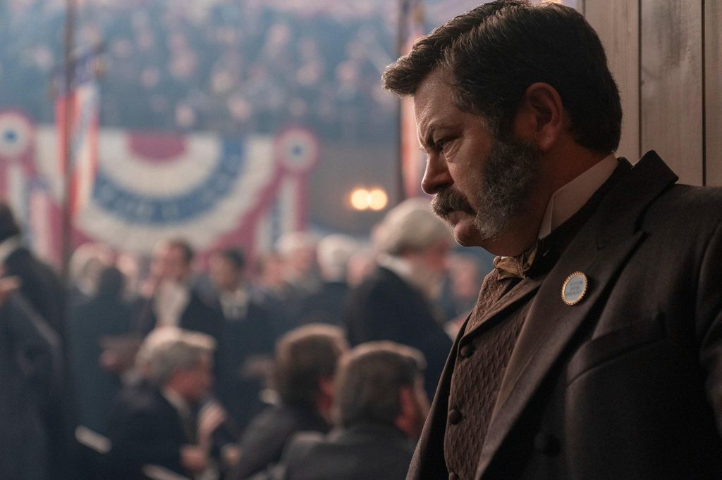 Nick Offerman in a still from Death by Lightning