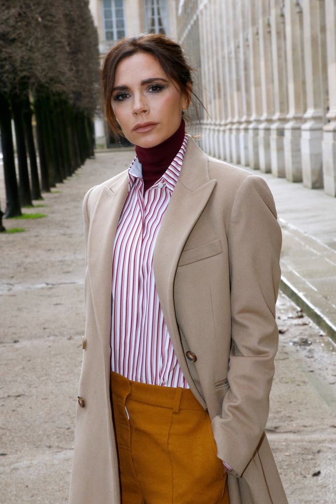 Victoria Beckham attends the Louis Vuitton Menswear Fall/Winter 2018-2019 show as part of Paris Fashion Week on January 18, 2018 in Paris, France. 